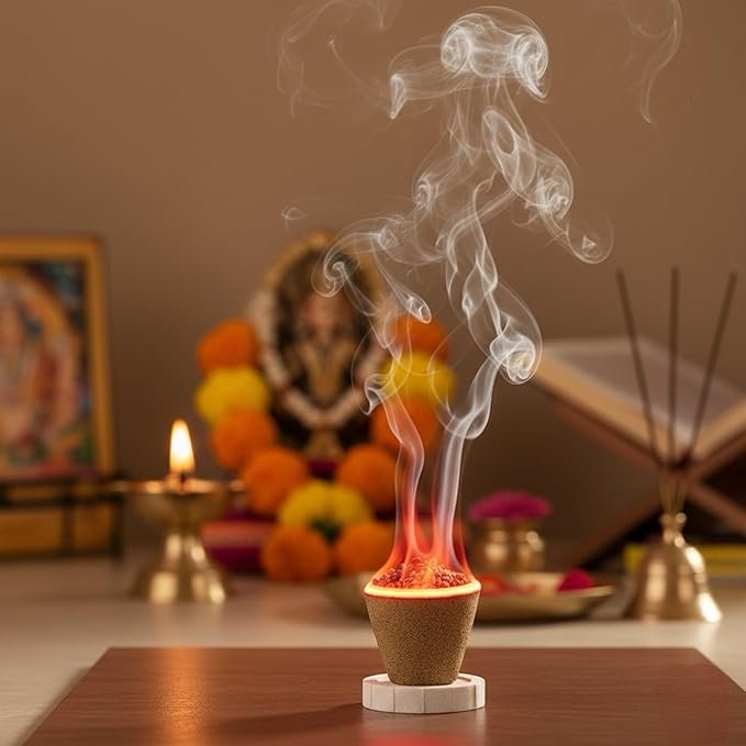 Sambrani Dhoop Cups with Stand - Pack of 24